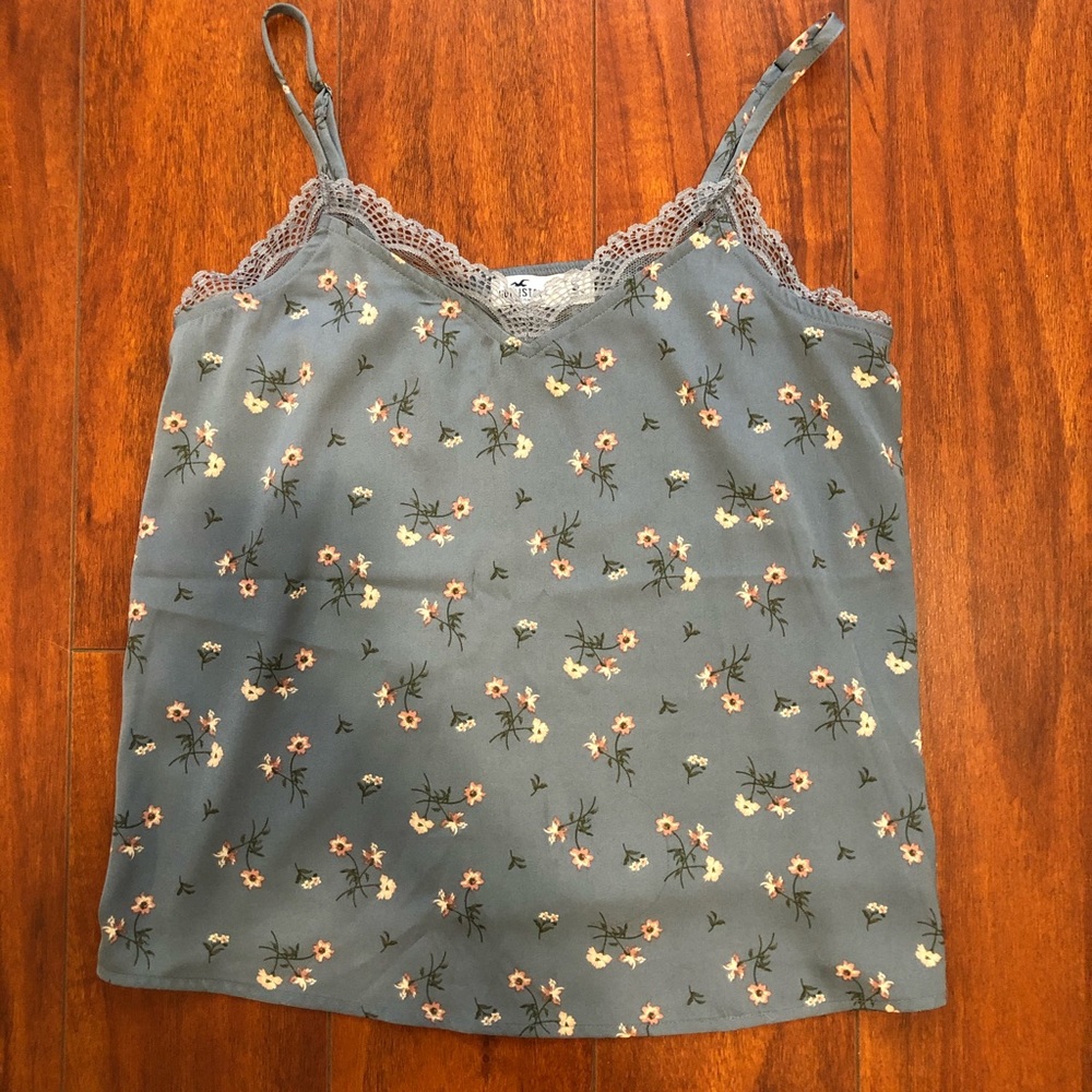 Hollister floral tank top